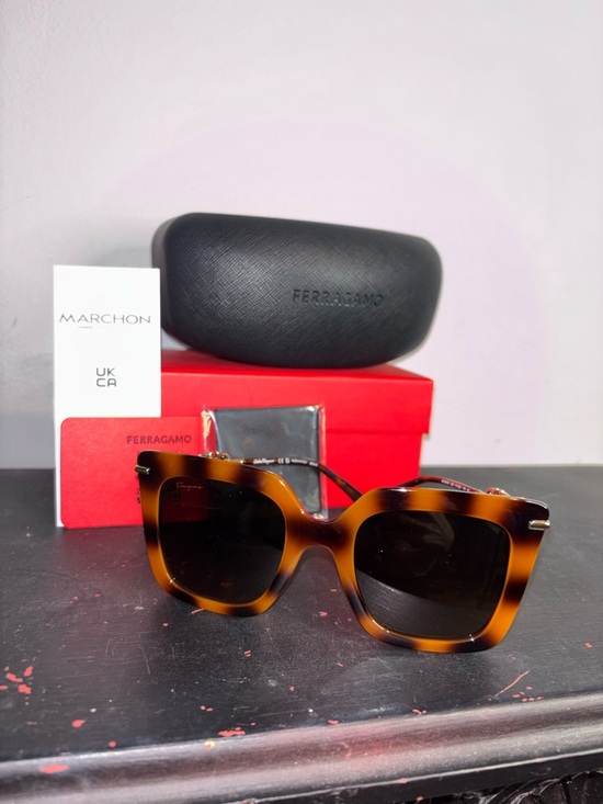 Salvatore Ferragamo Accessories - Salvatore Ferregamo SF1041S Square Frame in Havana